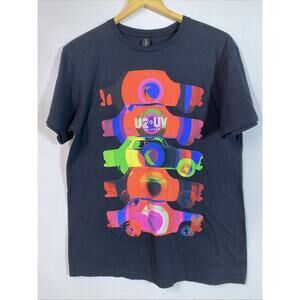 U2 Achtung Baby Live At The Sphere Las Vegas Black T-Shirt Mens Medium 40" Chest